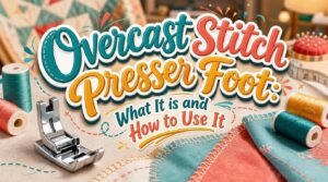 Overcast Stitch Presser Foot: What It is and How to Use It 3 overcast stitch presser foot