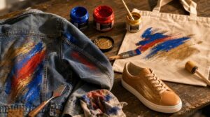 painting canvas and leather items painting canvas and leather items