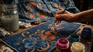 painting denim with fabric paint painting denim with fabric paint