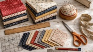 prepare fabric, tools, and sizes prepare fabric, tools, and sizes