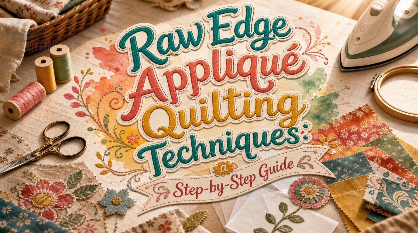 raw edge appliqué quilting techniques