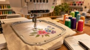 run a test stitch-out run a test stitch-out
