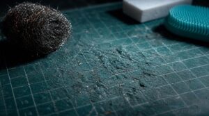 scrubbing with abrasive tools scrubbing with abrasive tools