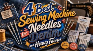 4 Best Sewing Machine Needles for Denim and Heavy Fabrics 5 sewing machine needles for denim and heavy fabrics