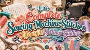 Your Complete Sewing Machine Stitches Library & Settings Guide 3 sewing machine stitches library