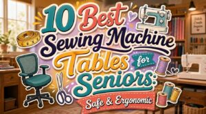 10 Best Sewing Machine Tables for Seniors: Safe & Ergonomic 1 sewing machine tables for seniors