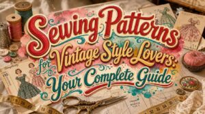 Sewing Patterns for Vintage Style Lovers: Your Complete Guide 9 sewing patterns for vintage style lovers