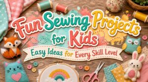 Fun Sewing Projects for Kids: Easy Ideas for Every Skill Level 3 sewing projects for kids