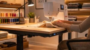 sewing table positioning sewing table positioning