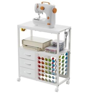 Top 9 Sewing Machine Tables for Embroidery: Find Yours in 2026 7 Sewing Table with 60 Spools B0G8MPJVC8