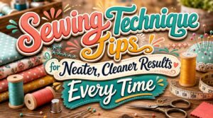 Sewing Technique Tips for Neater, Cleaner Results Every Time 14 sewing technique tips neater