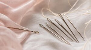 small eyes for fine sheer-fabric threads small eyes for fine sheer-fabric threads