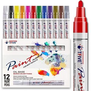 Can Fabric Paint Be Used on Plastic? Tips, Top Picks & More 8 TFIVE Paint Pens Paint Markers B0879J9F5H