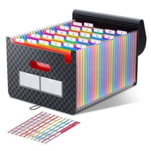 How to Create a Professional Sewing Workroom at Home 4 ThinkTex Accordion File Organizer, 26 B08M3ND28D