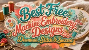 Best Free Machine Embroidery Designs: Download, Stitch & Succeed 13 tutorialsbest free machine embroidery designs