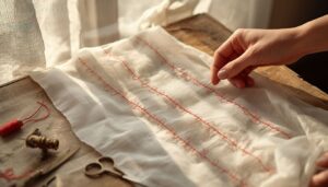 use basting stitches for accuracy use basting stitches for accuracy