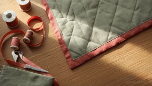 using bias tape to finish bottom edges using bias tape to finish bottom edges