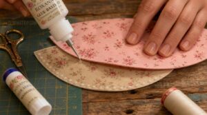 using glue basting instead of pins using glue basting instead of pins