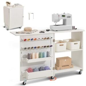 10 Best Sewing Machine Tables for Seniors: Safe & Ergonomic 8 VEVOR Folding Sewing Table, Multipurpose B0DSPMBQK3