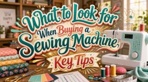 What to Look for When Buying a Sewing Machine: Key Tips 6 what to look for when buying a sewing machine
