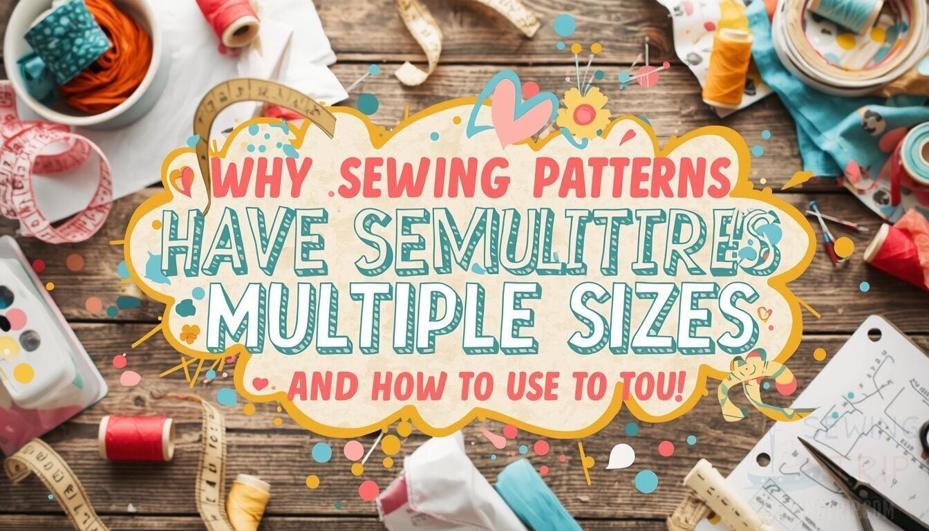 why sewing patterns have multiple sizes