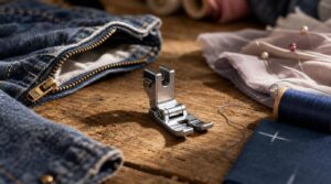 zipper foot for replacing or adding closures zipper foot for replacing or adding closures