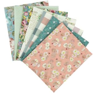 Top 6 Quilting Fabrics for Grandmothers: Pick, Use & Care 2 7 Piece Floral Printed Quilting Fabric B0CYKY8PPH