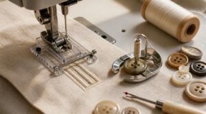 buttonhole and button feet buttonhole and button feet