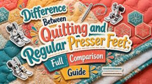 difference between quilting and regular presser feet difference between quilting and regular presser feet