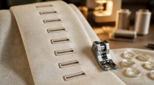 eight one-step buttonholes eight one-step buttonholes