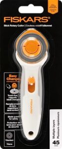 Top 10 Rotary Cutters for Dressmaking: Cut Smarter in 2026 4 Fiskars Easy Change Stick Rotary B0C8BRSRFT