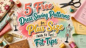 5 Free Dress Sewing Patterns for Plus Size (With Fit Tips) 4 free dress sewing patterns for plus size