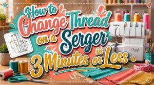 how to change thread on a serger in 3 minutes or less how to change thread on a serger in 3 minutes or less