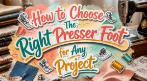 how to choose the right presser foot how to choose the right presser foot