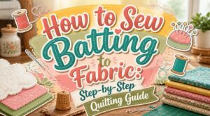 how to sew batting to fabric how to sew batting to fabric