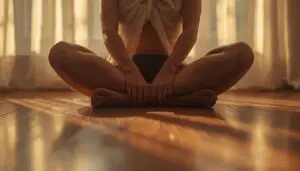 knees slightly apart knees slightly apart