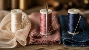 match needle, thread, and fabric match needle, thread, and fabric