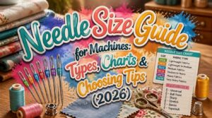 Needle Size Guide for Machines: Types, Charts & Choosing Tips (2026) 11 needle size guide for machines