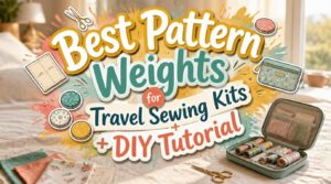 Best Pattern Weights for Travel Sewing Kits + DIY Tutorial 1 pattern weights for travel sewing kits