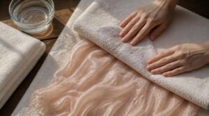 press water with towels press water with towels