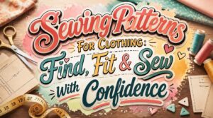 Sewing Patterns for Clothing: Find, Fit & Sew With Confidence 4 sewing patterns for clothing