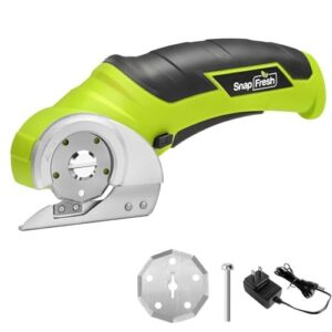 How to Cut Fabric Straight and Even: Step-by-Step Guide & Tools 1 SnapFresh Cordless Electric Scissors, 4V B0B8J1LQY5