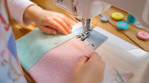 stitch with seam allowance stitch with seam allowance