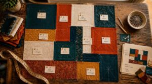 test, label, and sew sections test, label, and sew sections