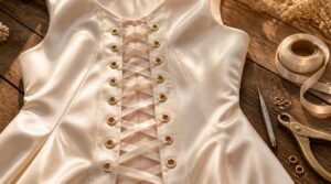 try lace-up back try lace-up back