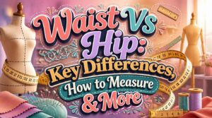 what is the difference between waist and hip what is the difference between waist and hip