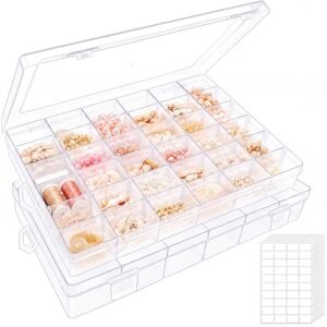Top 10 Thread Storage Boxes for Small Spaces (2026 Picks) 9 2 Pack Clear Bead Organizer B07PW3Z5K6