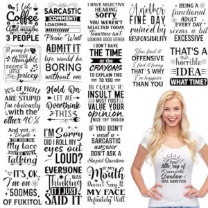 How to Repurpose Graphic Tees Into Pillows: a Step-by-Step Guide 4 20 Sheets Sarcastic Quotes Iron B0F3WSKR5G
