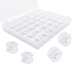 8 Best Bobbins for Quilting: Types, Materials, Troubleshooting & Tips 8 36 Pack Clear Plastic Sewing B0F9K6LMTX