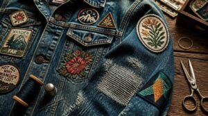 a sewing patch repairs or decorates fabric a sewing patch repairs or decorates fabric